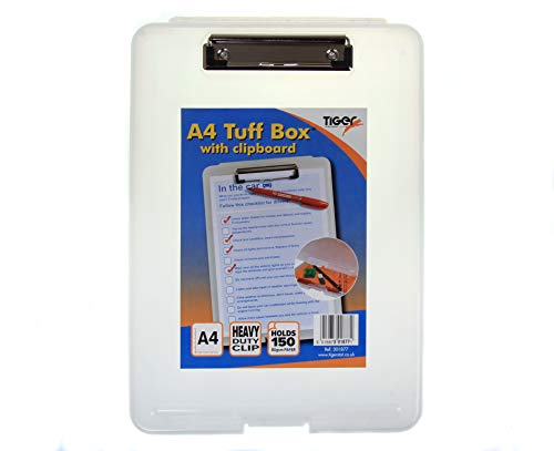 Best Value Tiger 301877 Tuff Box with Clipboard