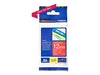 Brother TZe-435 - White on red - Roll (1.2 cm x 8 m) 1 roll(s) laminated tape - for Brother PT-D210, D600, E115, H110, H200, P-Touch PT-1005, H107, P-Touch Cube Plus PT-P710