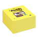 Best Value Post-it 2028-S Super Sticky Note Cube Pad of 350 Sheets 76x76mm Yellow Ref 2028-S