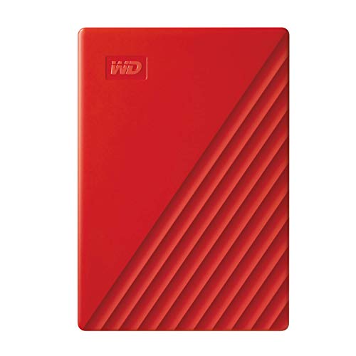 Best Value WD 2TB My Passport Portable Hard Drive with Password Protection and Auto Backup Software - Red