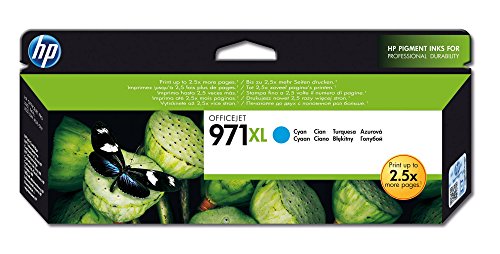 Best Value HP CN626AE 971XL High Yield Original Ink Cartridge, Cyan, Pack of 1