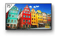 Sony FW-75BZ30J - 75" Diagonal Class BRAVIA Professional Displays LED-backlit LCD display - digital signage - 4K UHD (2160p) 3840 x 2160 - HDR - Direct LED