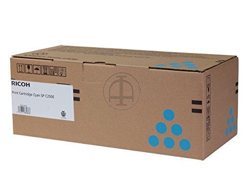 Best Value Ricoh 407544 Laser Toner Cartridge for SPC252E with 1.6K Yield - Cyan