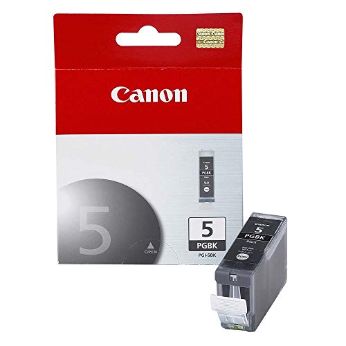 Best Value Canon 0628B001 Original Black PigmentInk Tank PGI Black-5BK