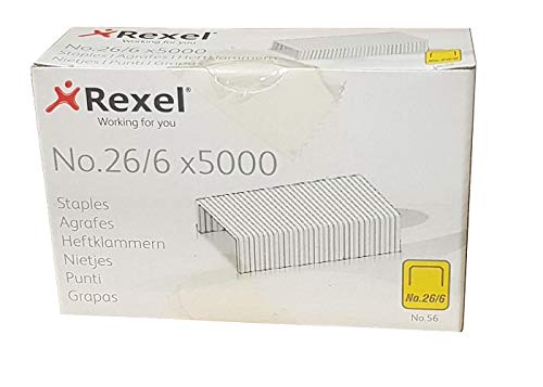 Best Value Ryman Staples 26/6mm Staples Pack of 5000 No 56