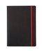 Best Value Oxford Black n' Red A5 Soft Cover Casebound Business Journal, Ruled and Numbered Notebook, 144 Page, 1 Notebook