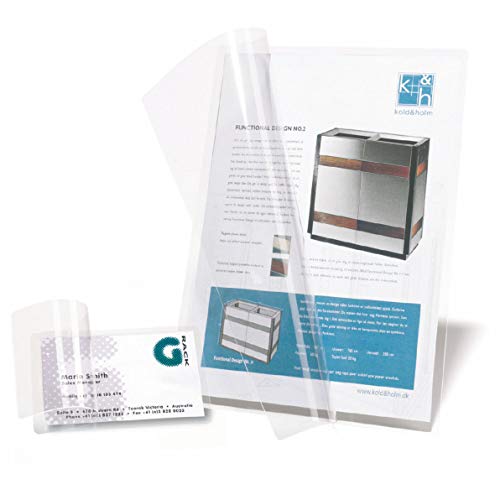 Best Value 3L 11034 Pouches Self-Laminating Cards A7 Protector 86x117mm Ref 11034 [Pack of 100]