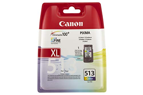 Canon CL-513 - 2971B009 - 1 x Cyan,1 x Magenta,1 x Yellow - Blister with security - Ink tank - For PIXMA MP230,MP237,MP252,MP258,MP272,MP280,MP282,MP495,MP499,MX360,MX410,MX420