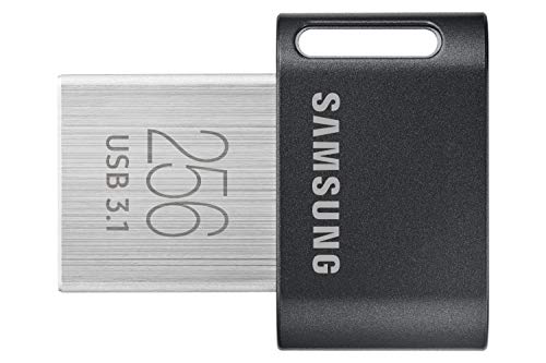 Samsung 256GB Fit Plus USB3.1 Black Flash Drive Read Speeds of up to 300MBs Write Speeds of up to 30MBs