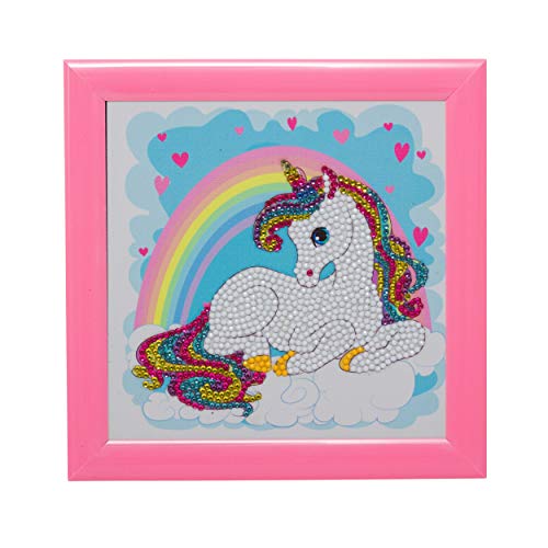 Crystal Art Unicorn Rainbow 16 x 16cm Frameable Kit CAFBL-4