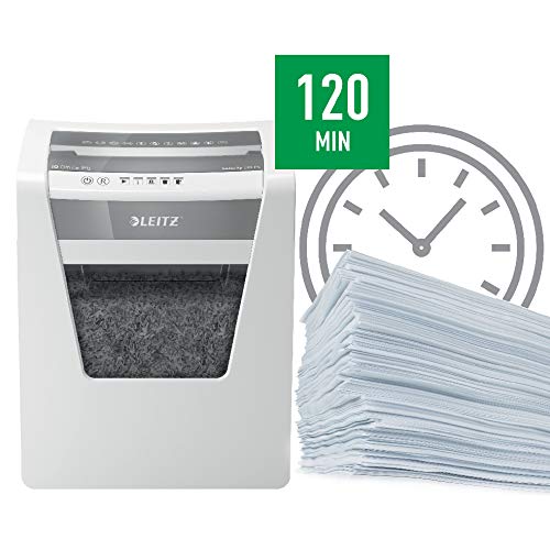 Leitz IQ Office Micro Cut Paper  Shredder Security P5 23L White 80021000