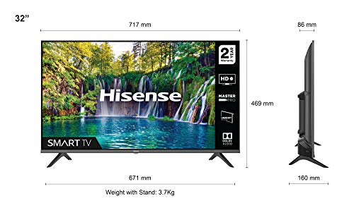 Hisense A5600F 81.3 cm 32 INCH HD Smart TV Wi-Fi Black
