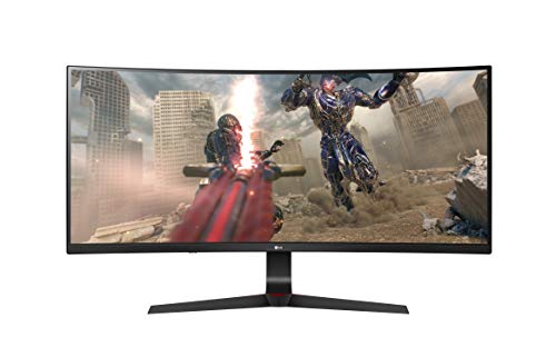 LG UltraGear 34GL750-B - LED monitor - curved - 34" (34" viewable) - 2560 x 1080 UltraWide @ 144 Hz - IPS - 300 cd/m - 1000:1 - HDR10 - 1 ms - 2xHDMI, DisplayPort