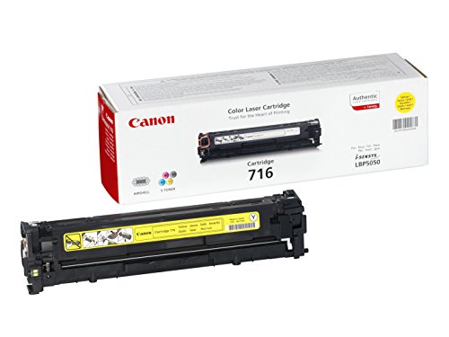 Canon 716 Y - 1977B002 - 1 x Yellow - Toner Cartridge - For iSENSYS LBP5050,LBP5050N,MF8030CN,MF8040Cn,MF8050CN,MF8080Cw