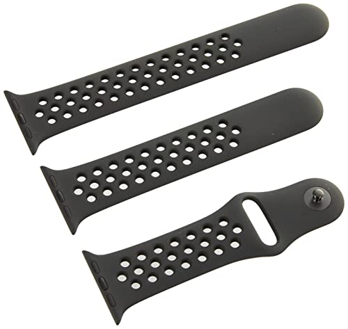 Apple Nike - Band for smart watch - S/M & M/L size - black, anthracite - demo - for Watch (38 mm, 40 mm, 41 mm)