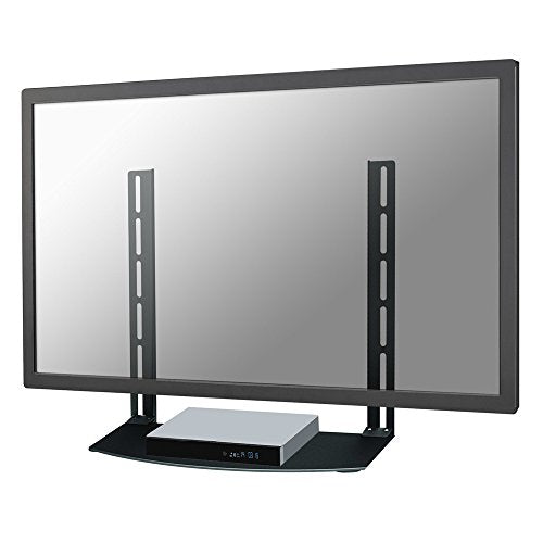NewStar AV Equipment Shelf for Sky/Virgin/BT/Freeview Box, Xbox, Playstation, DVD and Bluray Players - Black - Shelf for audio/video components - black