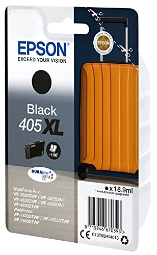 Epson 405XL - 18.9 ml - black - original - ink cartridge - for WorkForce WF-7830, 7835, 7840, WorkForce Pro WF-3820, 3825, 4820, 4825, 4830, 7840