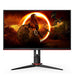 AOC Gaming 24G2SU/BK - G2 Series - LED monitor - 24" (23.8" viewable) - 1920 x 1080 Full HD (1080p) @ 165 Hz - VA - 350 cd/m² - 3000:1 - 1 ms - 2xHDMI, DisplayPort - speakers - black, red