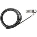 Targus Defcon Mini Combo Cable Lock - Security cable lock - black