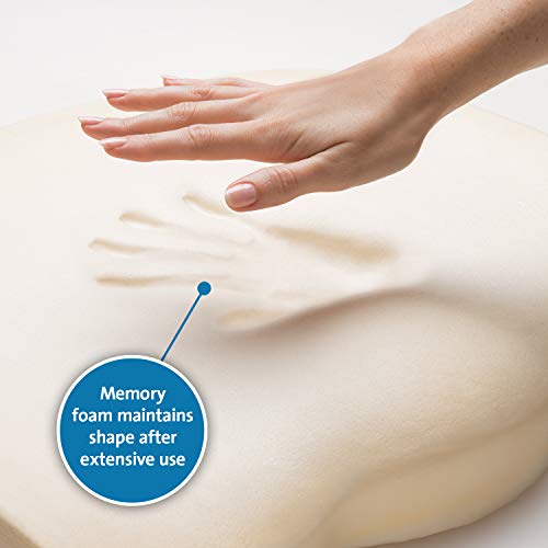 Kensington Ergonomic Memory Foam Seat Cushion - Seat rest - black