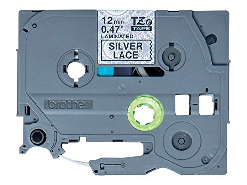 Brother TZe-MPSL31 - Black on silver lace - Roll (1.2 cm x 4 m) 1 roll(s) laminated tape - for Brother PT-H110, P-Touch Cube PT-P300, P-Touch Cube Pro PT-P910, P-Touch Embellish PT-D215
