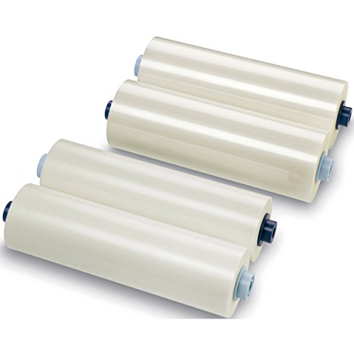 Best Value GBC Ezload Laminating Film Roll for GBC Ultima 35 125 Micron 305 mm x 60 m Gloss - Pack of 2, Cream