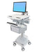 Ergotron StyleView Cart with LCD Arm, SLA Powered, 1 Tall Drawer - Cart - for LCD display / PC equipment (open architecture) - lockable - aluminium, zinc-plated steel, high-grade plastic - screen size: up to 24" - 66 Ah - Lead Acid