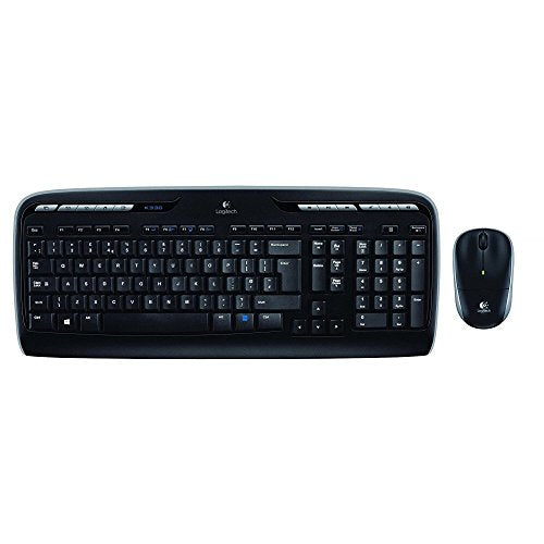 Logitech Wireless Combo MK330 - Keyboard and mouse set - wireless - 2.4 GHz - Italian - black