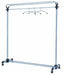 Best Value Alba Mobile Coat Rack 4 Wheels Metal Frame W1500xD500xH1700mm Ref PMGROUP