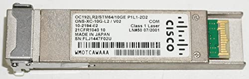 Cisco - XFP transceiver module - SONET/SDH - LC single-mode - up to 80 km - OC-192/STM-64 - 1550 nm - for P/N: 15454-10G-XR=, 15454E-10G-XR, 15454E-10G-XR=