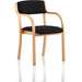 Madrid Visitor Chair Black With Arms BR000084
