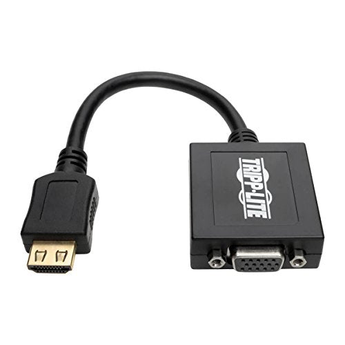 Tripp Lite HDMI to VGA with Audio Converter Cable Adapter for Ultrabook Laptop Desktop PC 6in