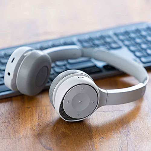 Cisco Headset 730 - Headset - on-ear - Bluetooth - wireless - active noise cancelling - USB, 3.5 mm jack - platinum - for Cisco DX70, DX80, IP DECT Phone 6825, IP Phone 88XX, Unified Wireless IP Phone 8821