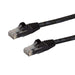 Best Value StarTech.com 15m Black Gigabit Snagless RJ45 UTP Cat6 Patch Cable - 15 m Patch Cord - 15m Cat 6 Patch Cable (N6PATC15MBK)