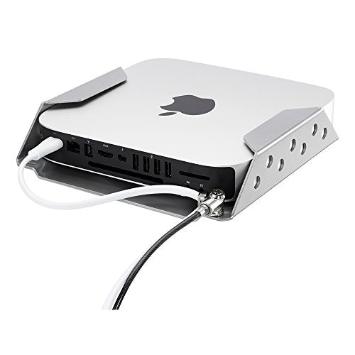 Compulocks Mac Mini Lock Enclosure Cable Lock Included - System security kit - silver - for Apple Mac mini (Late 2014)