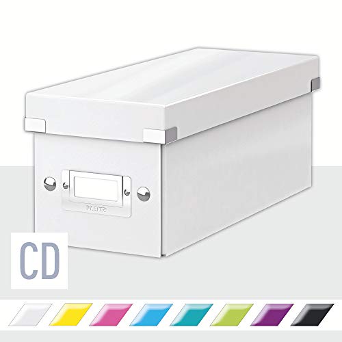 Best Value Leitz CD Storage Box, White, Click and Store Range, 60410001