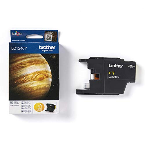 Brother LC1240YBP - Yellow - original - blister - ink cartridge - for Brother DCP-J525, J725, J925, MFC-J430, J5910, J625, J6510, J6710, J6910, J825