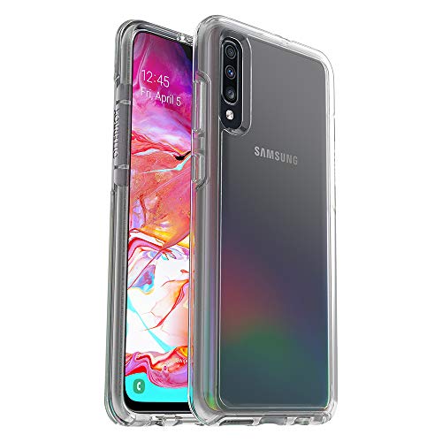 OtterBox Symmetry Series - Back cover for mobile phone - polycarbonate, synthetic rubber - clear - for Samsung Galaxy A70
