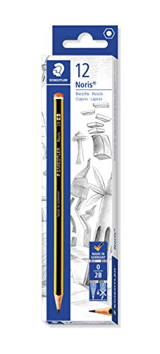 Best Value Staedtler 120-0 Noris Pencils 2B, Black (Box of 12)