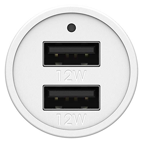 OtterBox - Car power adapter - 12 Watt - 2.4 A - 2 output connectors (USB) - cloud dream white