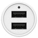 OtterBox - Car power adapter - 12 Watt - 2.4 A - 2 output connectors (USB) - cloud dream white