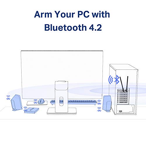 TP Link AC1200 Dual Band WiFi Bluetooth 4.2 PCI Express Adapter Black