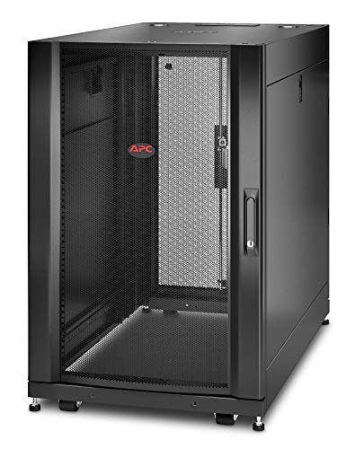 APC NetShelter SX - Rack cabinet - black - 18U - 19" - for P/N: SURT48RMXLBP