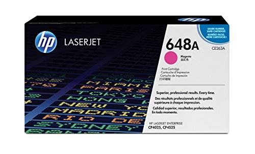 HP 648A - CE263A - 1 x Magenta - Toner cartridge - For Color LaserJet Enterprise CP4025dn, CP4025n, CP4525dn, CP4525n, CP4525xh