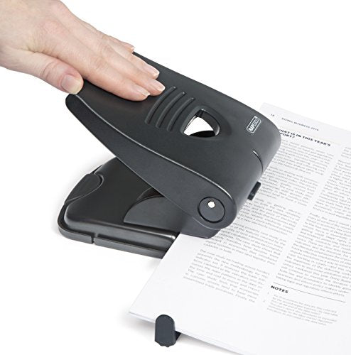 Rapesco Germ Savvy Heavy Duty 2 Hole Punch 40 Sheet Black
