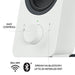Logitech Z207 - Speakers - for PC - 2.0-channel - wireless - Bluetooth - 5 Watt (Total) - white