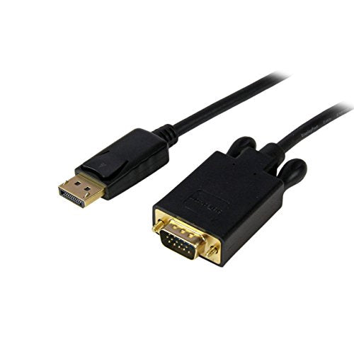 StarTech 15ft Mini DisplayPort to VGA Adapter Converter Cable mDP to VGA 1920x1200 Black