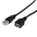 StarTech 10 ft Black USB 2.0 Extension Cable