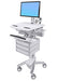 Ergotron StyleView Cart with LCD Pivot, 3 Drawers - Cart - for LCD display / PC equipment (open architecture) - plastic, aluminium, zinc-plated steel - screen size: up to 24"