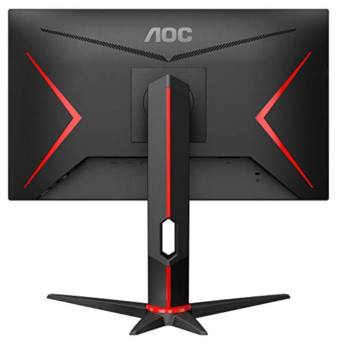 AOC Gaming 24G2U5/BK - LED monitor - 23.8" - 1920 x 1080 Full HD (1080p) @ 75 Hz - IPS - 250 cd/m - 1000:1 - 1 ms - 2xHDMI, VGA, DisplayPort - speakers - black